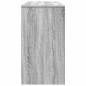 Preview: Schreibtisch Grau Sonoma 120x42x76 cm Holzwerkstoff