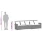 Preview: Gartensofa 5-Sitzer mit Kissen Braun Poly Rattan
