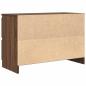 Preview: TV-Schrank Braun Eichen-Optik 80x35x54 cm Holzwerkstoff