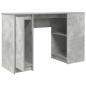 Preview: Schreibtisch Betongrau 120x42x76 cm Holzwerkstoff