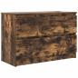 Preview: TV-Schrank Räuchereiche 80x35x54 cm Holzwerkstoff