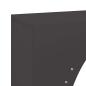 Preview: Brennholzregal Schwarz 50x23x100 cm Kaltgewalzter Stahl