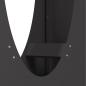 Preview: Brennholzregal Schwarz 50x23x100 cm Kaltgewalzter Stahl