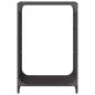 Preview: Brennholzregal Schwarz 44x28x65 cm Kaltgewalzter Stahl