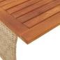 Preview: 3-tlg. Garten-Essgruppe mit Kissen Beige Poly Rattan