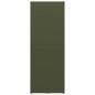 Preview: Brennholzregal Olivgrün 40x30x80 cm Kaltgewalzter Stahl