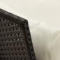 Preview: 4-tlg. Garten-Essgruppe mit Kissen Schwarz Poly Rattan