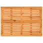 Preview: Gartentisch mit Akazienholzplatte 105x75x72 cm Poly Rattan