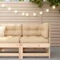 Preview: ARDEBO.de - Garten-Ecksofa Massivholz Kiefer