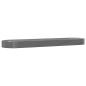 Preview: Hochbeet Pulverbeschichteter Stahl 523x140x36 cm Grau