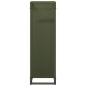 Preview: Brennholzregal Olivgrün 25x25x80 cm Kaltgewalzter Stahl
