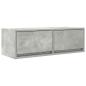 Preview: TV-Schrank Betongrau 80x31x25,5 cm Holzwerkstoff
