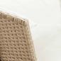 Preview: ARDEBO.de - Gartensofa mit Kissen Beige Poly Rattan