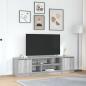 Preview: ARDEBO.de - TV-Schrank Grau Sonoma 188,5x41x50 cm Holzwerkstoff
