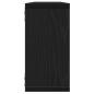 Preview: Würfelregale 2 Stk. Schwarz Eichen-Optik 100x15x30 cm