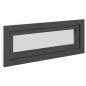 Preview: Kellerfenster RISOR 110x40 cm Kipp 2-fach Verglasung Anthrazit