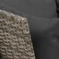 Preview: 5-tlg. Garten-Sofagarnitur mit Kissen Grau Poly Rattan