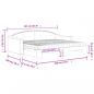 Preview: Tagesbett Ausziehbar mit Matratzen Creme 90x200 cm Stoff