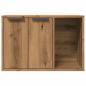 Preview: Katzenklo Artisan-Eiche 60x40x40 cm Holzwerkstoff