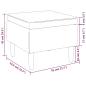 Preview: Hocker mit Holzbeinen Weinrot Samt