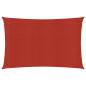 Preview: ARDEBO.de - Sonnensegel 160 g/m² Rot 3,5x4,5 m HDPE