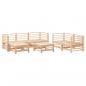 Preview: 7-tlg. Garten-Lounge-Set Massivholz Kiefer