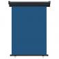 Preview: Balkon-Seitenmarkise 125x250 cm Blau
