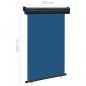 Preview: Balkon-Seitenmarkise 125x250 cm Blau
