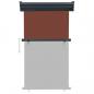 Preview: Balkon-Seitenmarkise 105x250 cm Braun