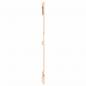 Preview: Wand-Kopfteil 82,5x3x110 cm Massivholz Kiefer
