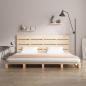 Preview: Massivholzbett ohne Matratze 135x190 cm Kiefernholz