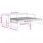 Preview: Tagesbett Ausziehbar mit Matratzen Schwarz 80x200 cm Stoff