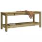 Preview: Gartenbank 108x35x45 cm Imprägniertes Kiefernholz