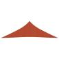 Preview: Sonnensegel 160 g/m² Terrakottarot 5x5x6 m HDPE