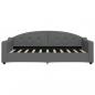 Preview: Tagesbett Dunkelgrau 90x190 cm Stoff