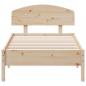 Preview: Massivholzbett ohne Matratze 90x200 Kiefernholz