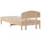 Preview: Massivholzbett ohne Matratze 90x200 Kiefernholz