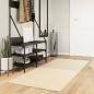 Preview: ARDEBO.de - Teppich HUARTE Kurzflor Weich und Waschbar Creme 80x200 cm
