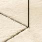 Preview: Teppich HUARTE Kurzflor Weich und Waschbar Creme 80x200 cm