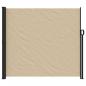Preview: Seitenmarkise Ausziehbar Beige 180x500 cm