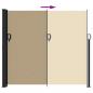 Preview: Seitenmarkise Ausziehbar Beige 180x500 cm