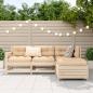 Preview: 4-tlg. Garten-Sofagarnitur Massivholz Kiefer