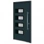 Preview: Haustür Anthrazit 100x200 cm Aluminium und PVC