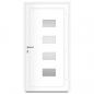 Preview: Haustür Anthrazit 100x200 cm Aluminium und PVC
