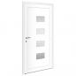 Preview: Haustür Anthrazit 100x200 cm Aluminium und PVC