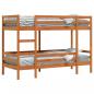 Preview: Etagenbett Wachsbraun 75x190 cm Massivholz Kiefer