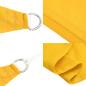 Preview: Sonnensegel 160 g/m² Rechteckig Gelb 2x4,5 m HDPE