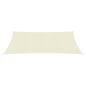Preview: Sonnensegel 160 g/m² Creme 6x8 m HDPE