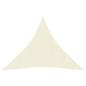 Preview: ARDEBO.de - Sonnensegel 160 g/m² Creme 3x3x3 m HDPE