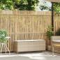 Preview: Gartenbank mit Kissen Beige 110x30x40,5 cm Poly Rattan